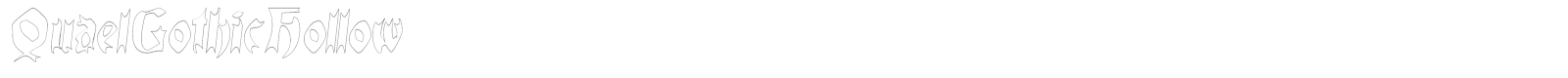 Quael Gothic font preview