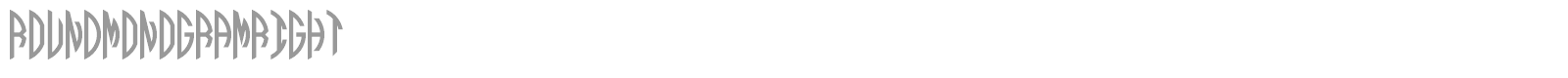 Round Monogram font preview
