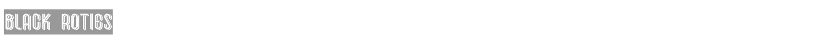 Black Roties font preview