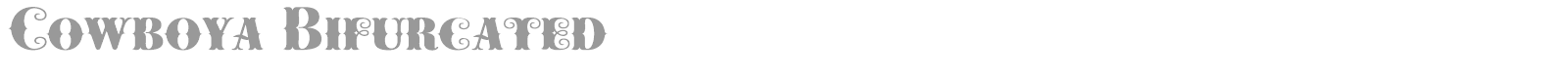 Cowboya font preview