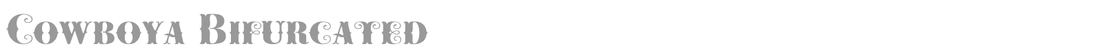 Cowboya font preview