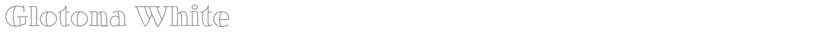 Glotona font preview