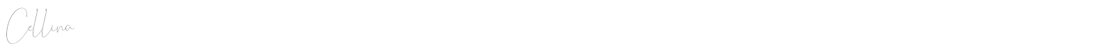 Cellina font preview