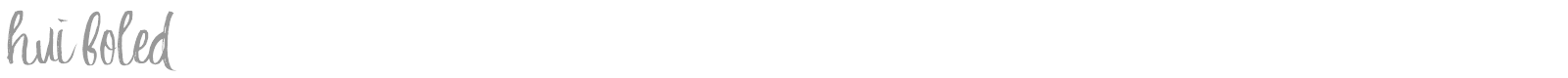 Hui Boled font preview