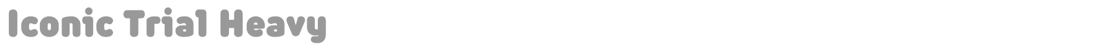Iconic font preview
