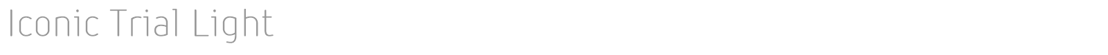 Iconic font preview