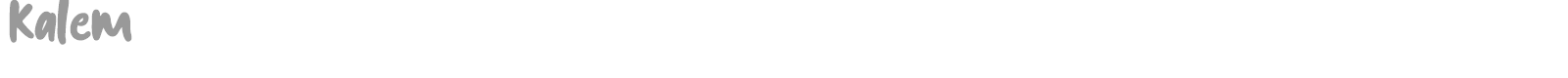 Kalem font preview
