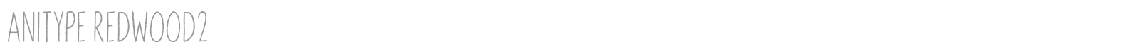 Anitype Redwood font preview