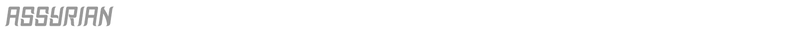 Assyrian font preview