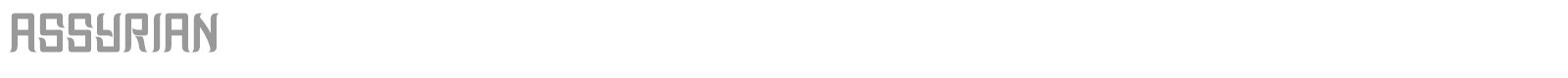 Assyrian font preview