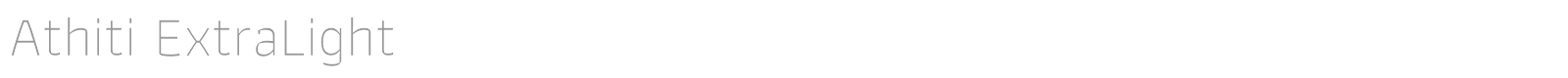 Athiti font preview