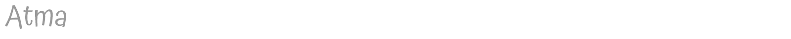 Atma font preview