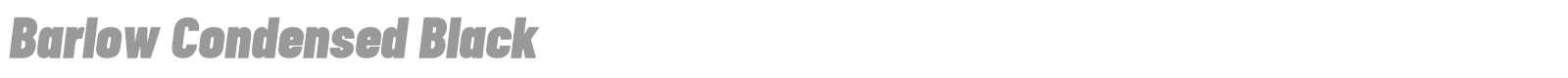 Barlow Condensed font preview