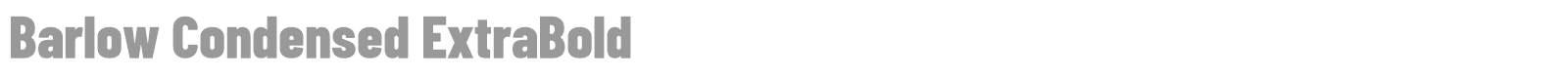 Barlow Condensed font preview