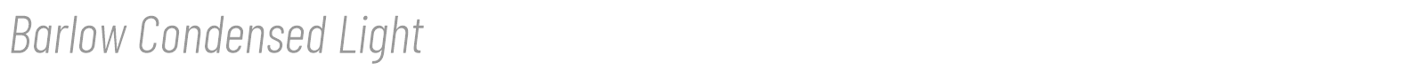 Barlow Condensed font preview