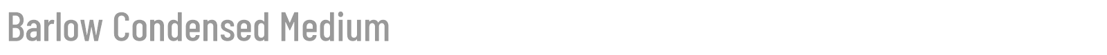 Barlow Condensed font preview