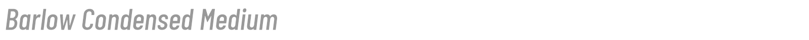 Barlow Condensed font preview