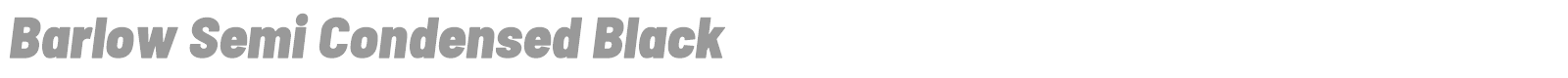 Barlow Semi Condensed font preview