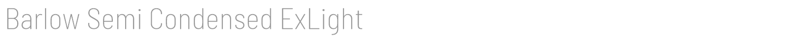 Barlow Semi Condensed font preview