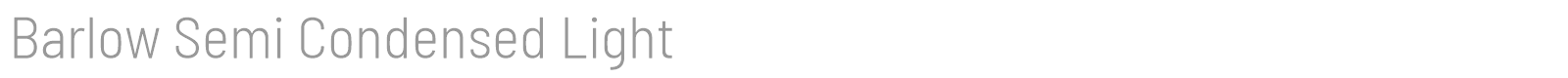 Barlow Semi Condensed font preview