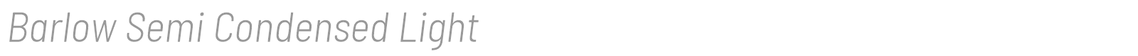 Barlow Semi Condensed font preview