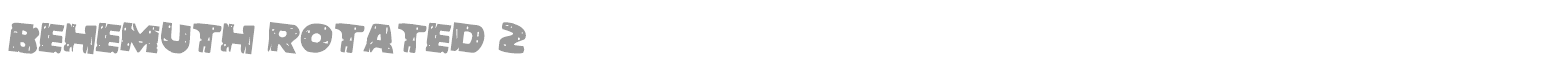 Behemuth font preview