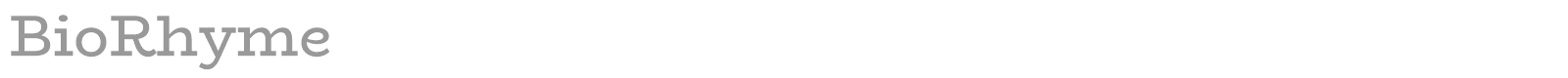 BioRhyme font preview