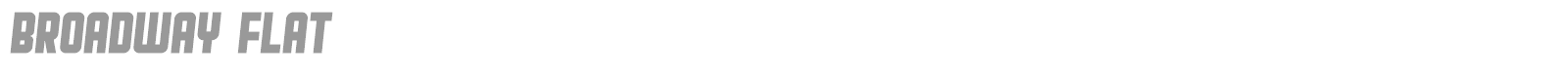 Broadway font preview