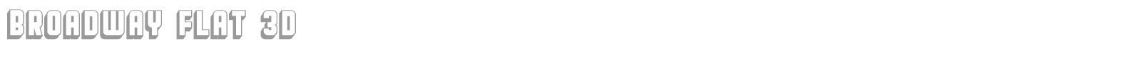 Broadway font preview