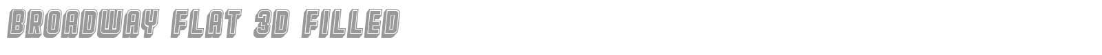 Broadway font preview