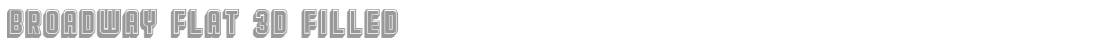 Broadway font preview