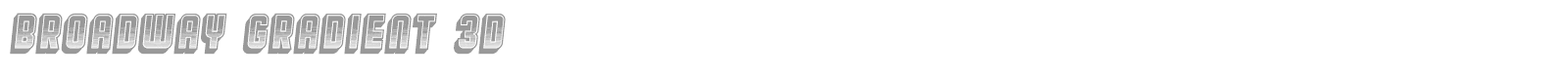 Broadway font preview