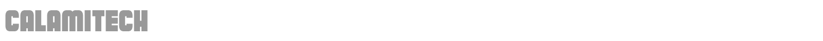 Calamitech font preview