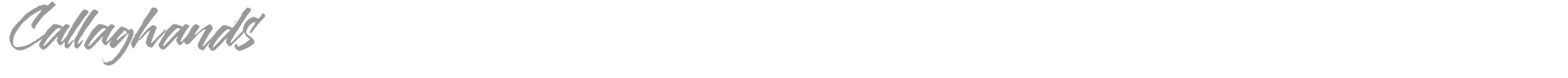 Callaghands font preview