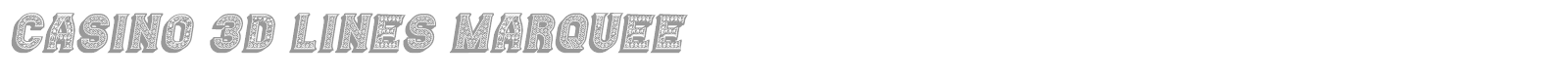 Casino font preview