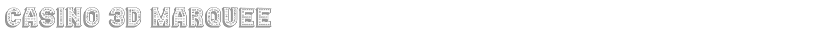 Casino font preview