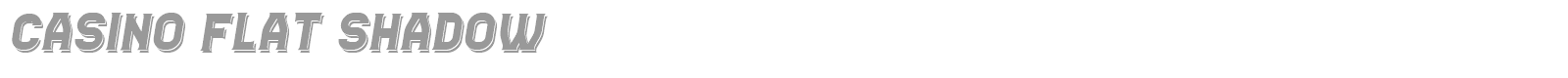 Casino font preview
