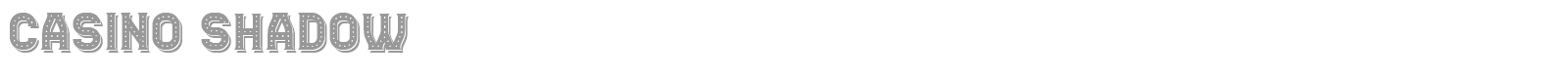 Casino font preview
