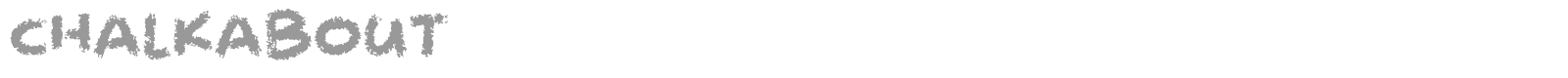 Chalkabout font preview