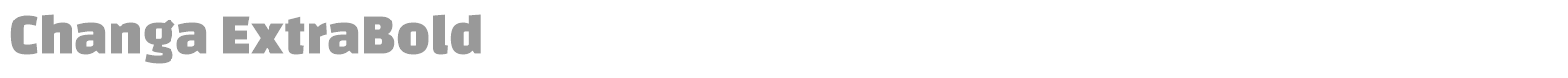 Changa font preview