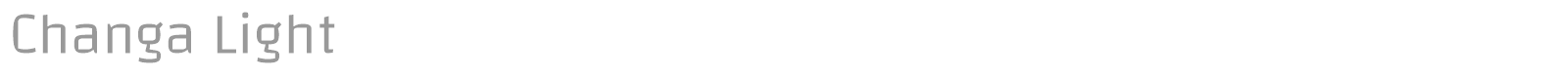 Changa font preview