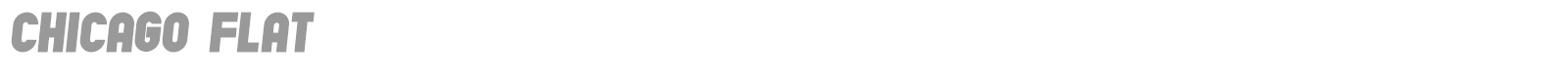 Chicago font preview
