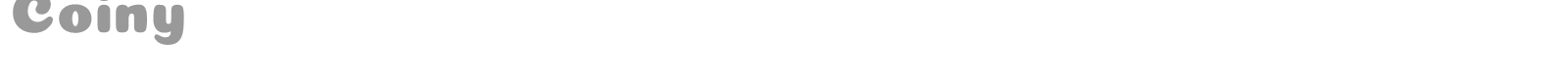 Coiny font preview