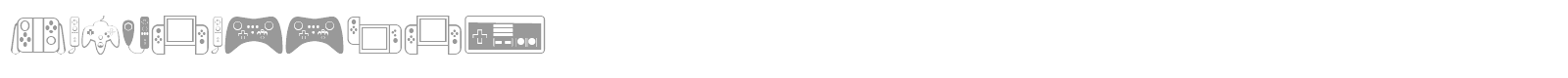 Controllers font preview