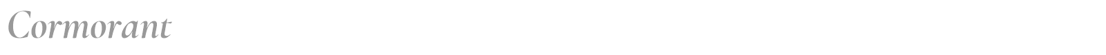Cormorant font preview