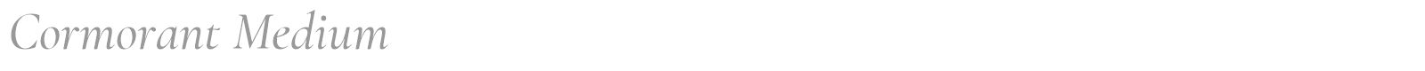 Cormorant font preview