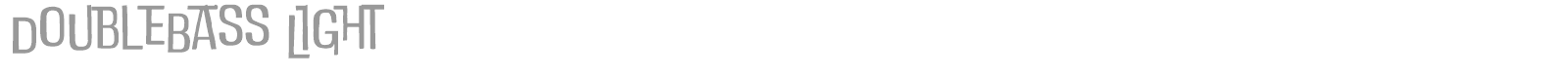 Doublebass font preview