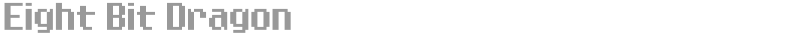 Eight Bit Dragon font preview