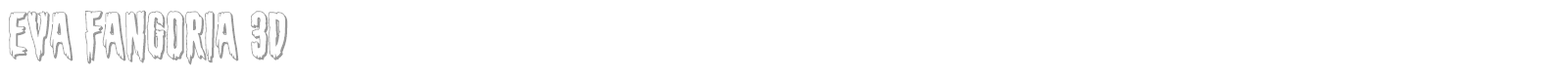 Eva Fangoria font preview