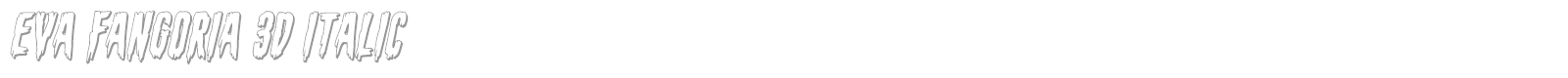 Eva Fangoria font preview